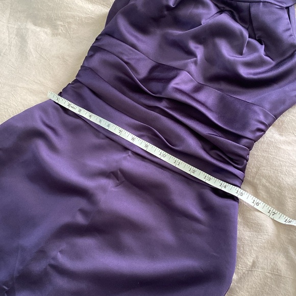David’s Bridal Deep Purple (Plum) Size 6 Formal, Cocktail, Bridesmaids Dress - Picture 5 of 8